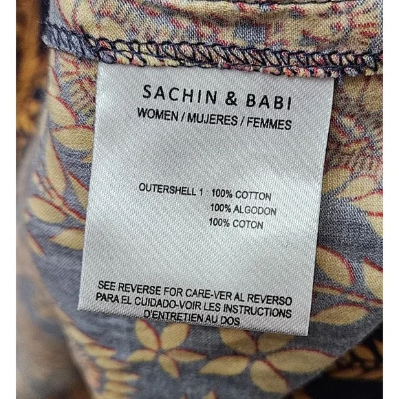 Sachin & Babi x Anthropologie Celestine Shift Oversized Pattern Dress Size 1XL - Picture 4 of 7